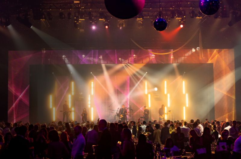 Band at Evolution London New Year's Eve Ball